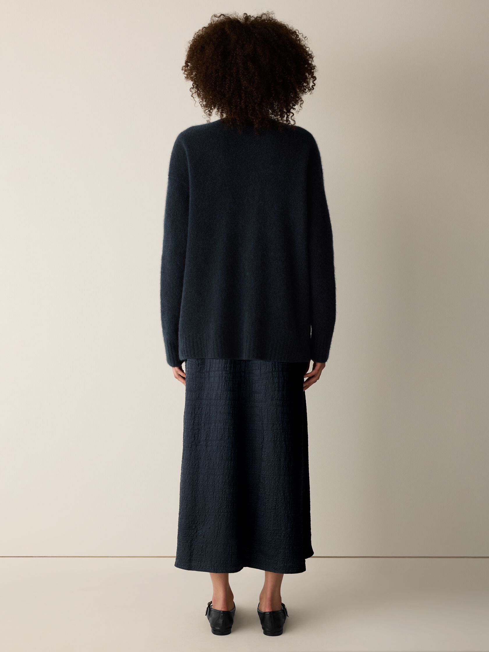 Cashmere Silk Bliss Slouchy Long Cardigan