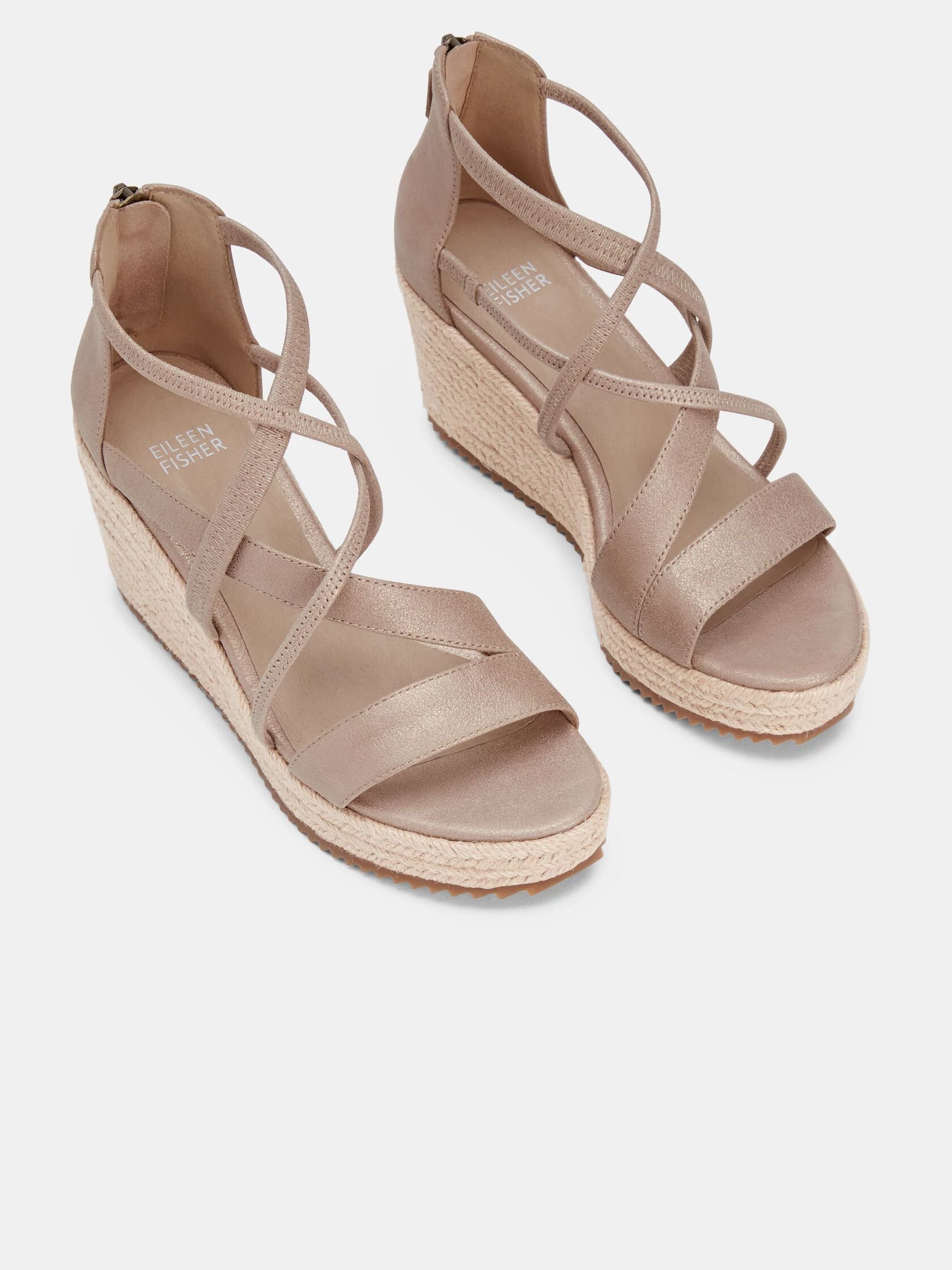 Wanda Metallic Suede Espadrille