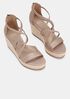 Wanda Metallic Suede Espadrille