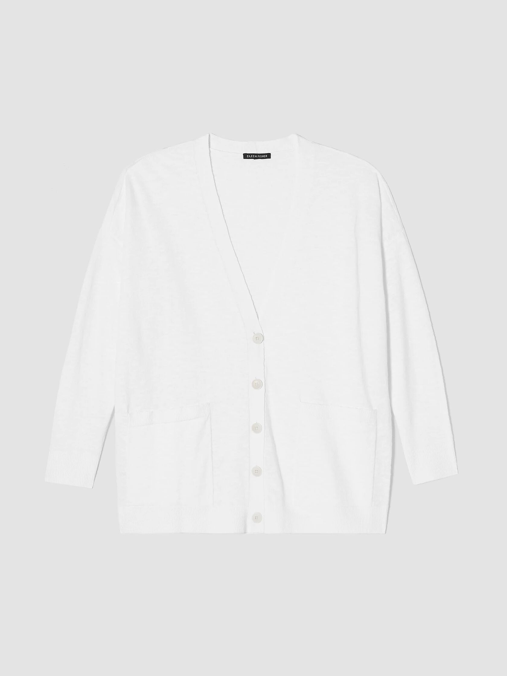 Organic Linen Cotton Slub Cardigan