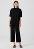 Ribbed Organic Cotton Blend Top