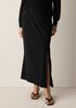 Stretch Jersey Knit Straight Skirt