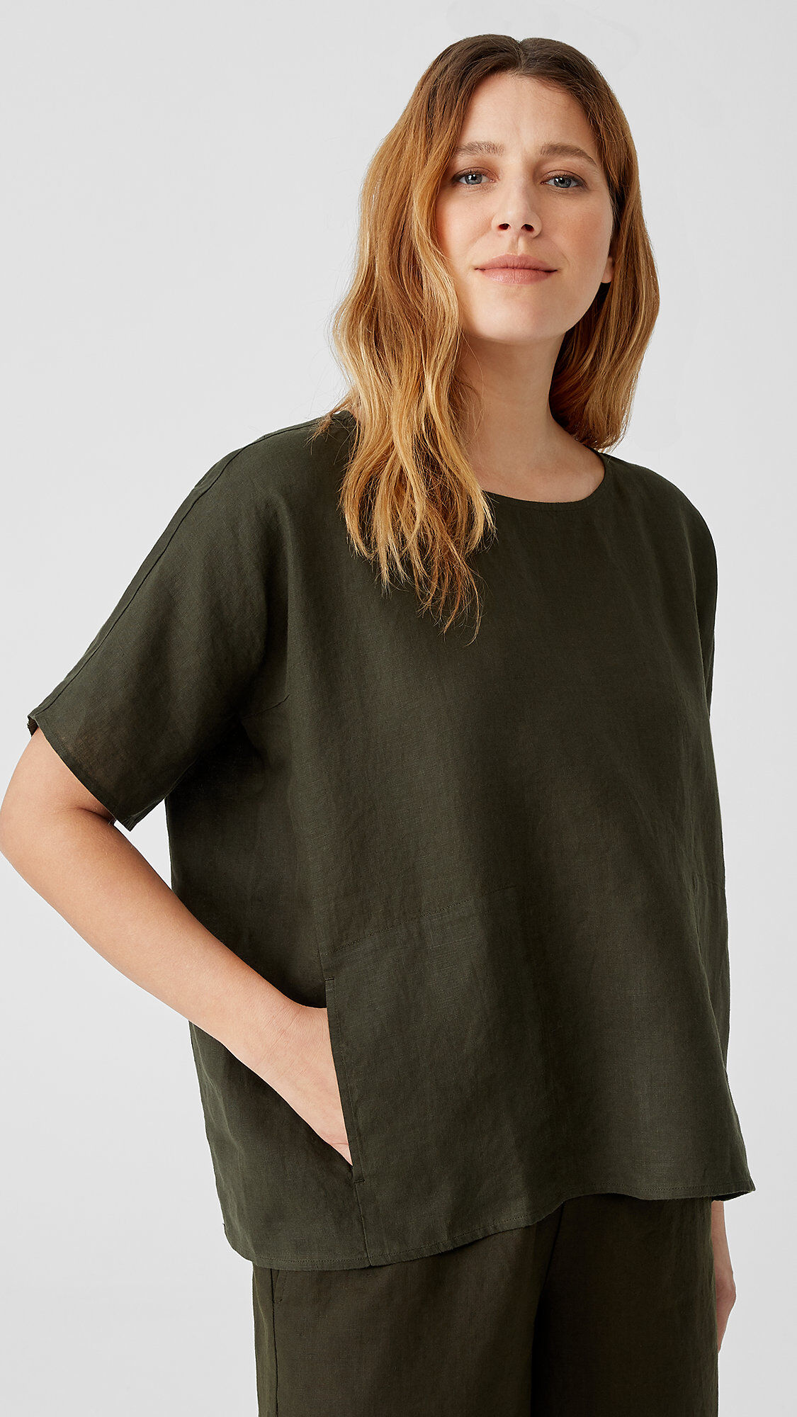 Organic Handkerchief Linen Top