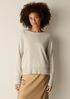 Cashmere Fluff Crew Neck Top