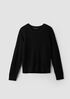 Italian Merino Crew Neck Top in Regenerative Wool
