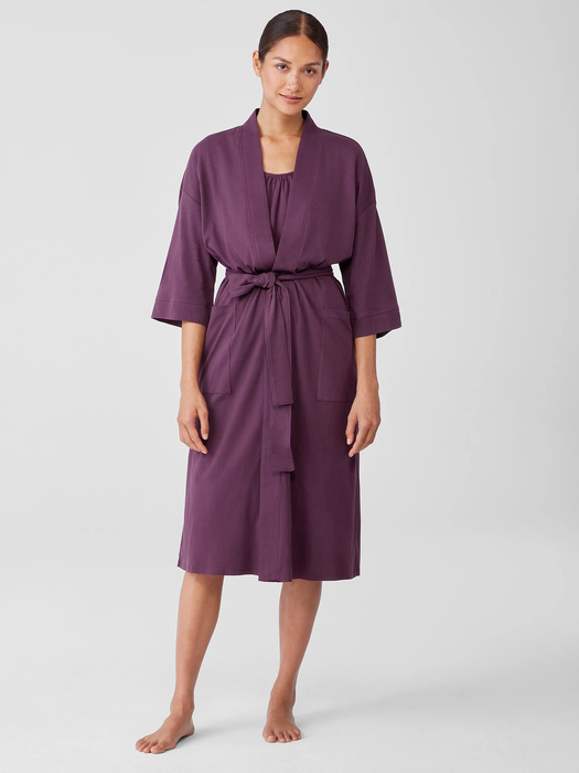 Organic Cotton Interlock Sleep Robe