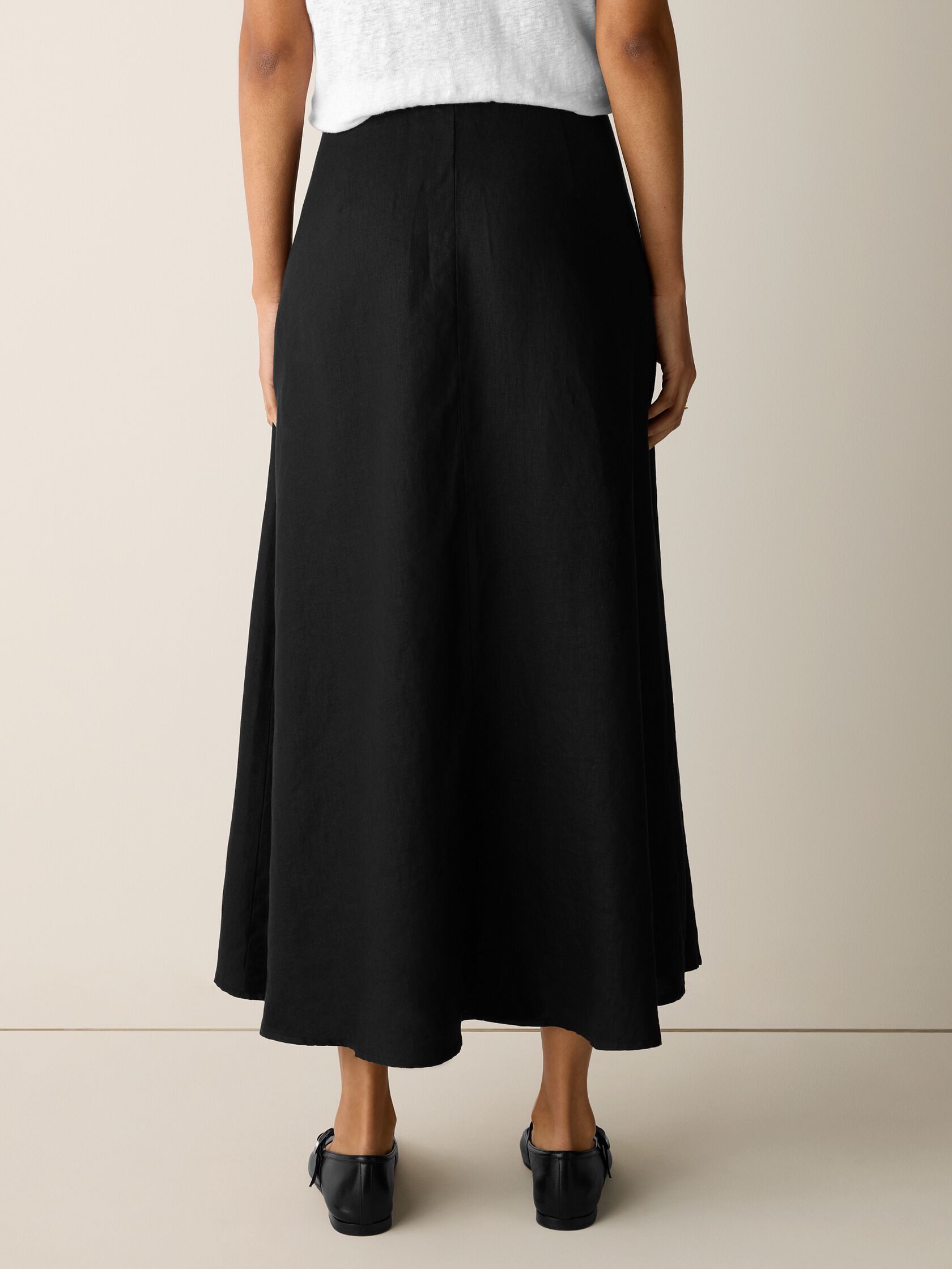 Organic Linen Half-Circle Skirt