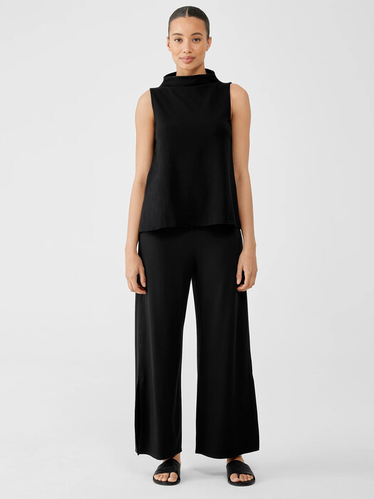 Traceable Cotton Jersey Funnel Neck Tank