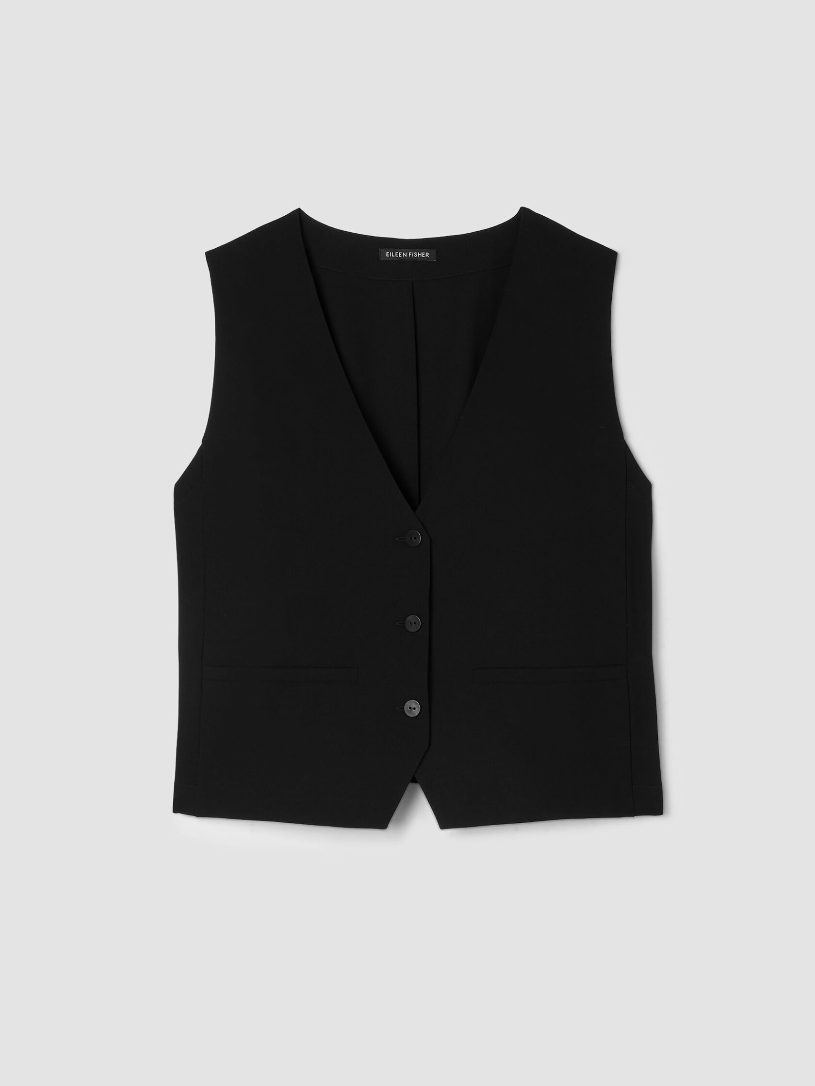 Silk Georgette Crepe Vest