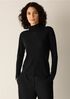 Superfine Merino Turtleneck Top in Regenerative Wool