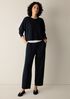 Garment-Dyed Organic Cotton Terry Cropped Box-Top