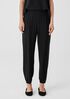 Silk Georgette Crepe Jogger Pant