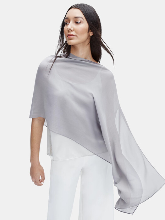 Sheer Silk Georgette Wrap