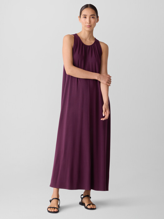 Fine Jersey Round Neck Tank Dress