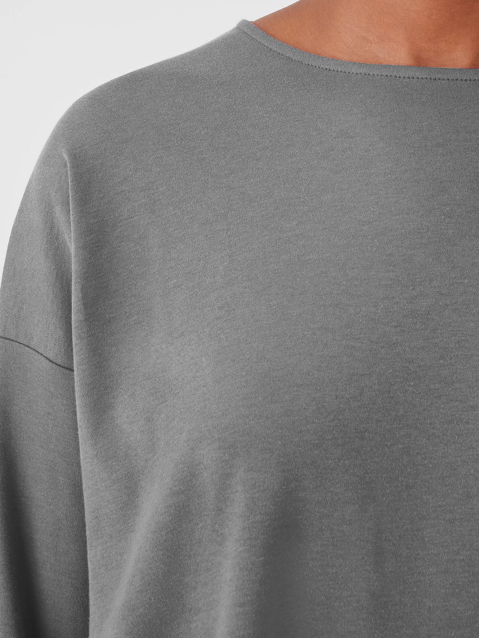 Cozy Organic Cotton Interlock Box-Top