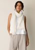 Striped Organic Linen Scarf