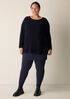 Stretch Jersey Knit Skirted Legging