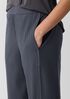 Textured Stretch Rib Lantern Pant