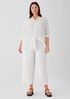 Organic Cotton Gauze Wide-Leg Pant