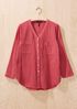 Renew Overdye Organic Cotton Shirt, S
