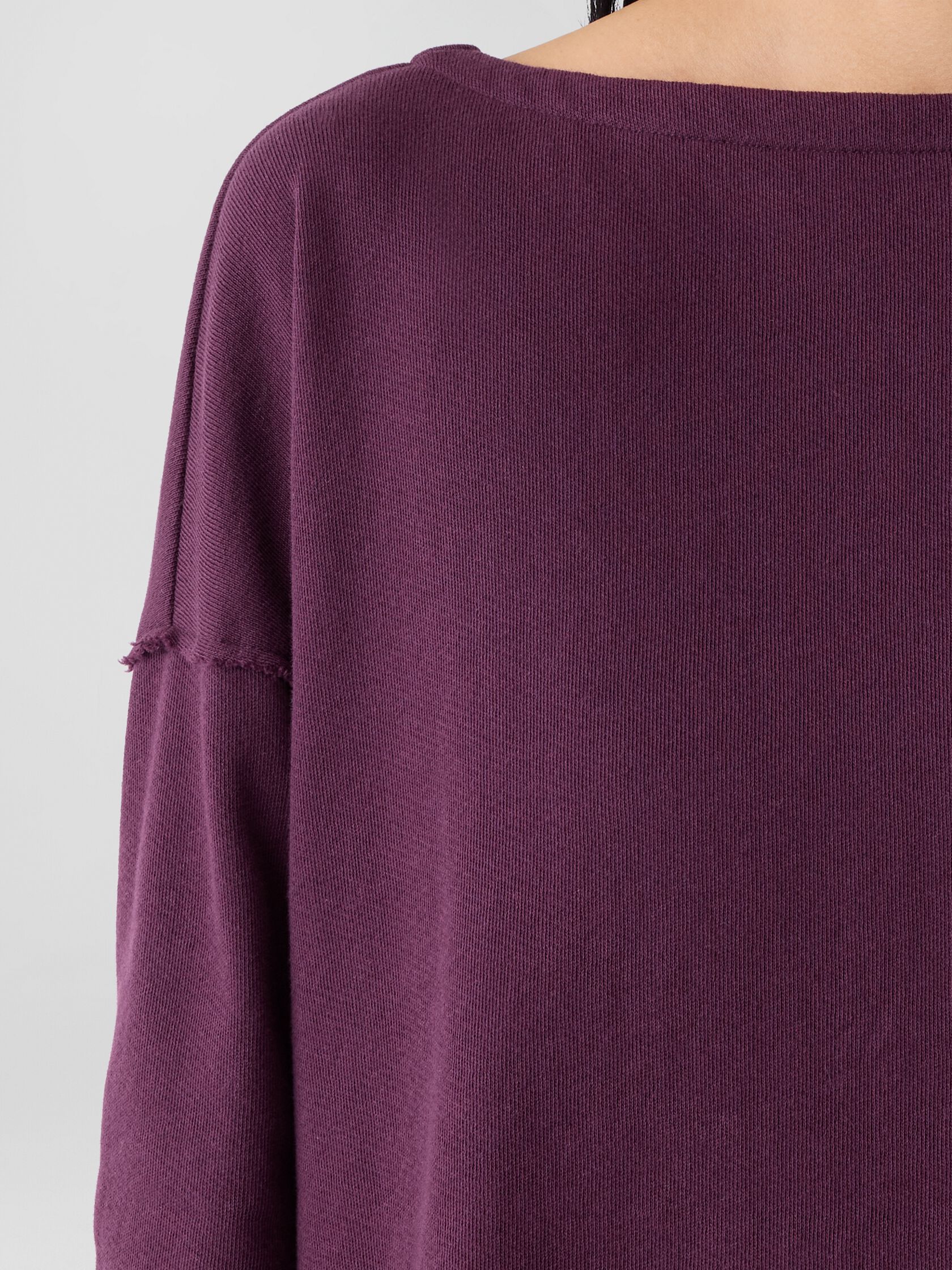 Lightweight Organic Cotton Terry Box-Top