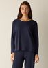 Organic Cotton Interlock Jewel Neck Sleep Top