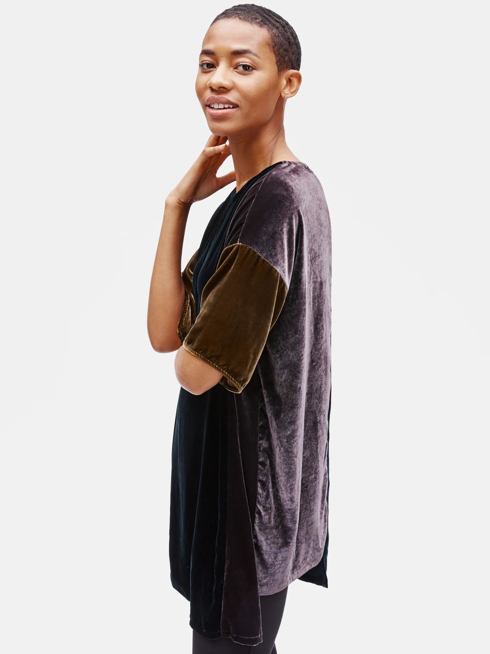 Resewn Velvet Tunic
