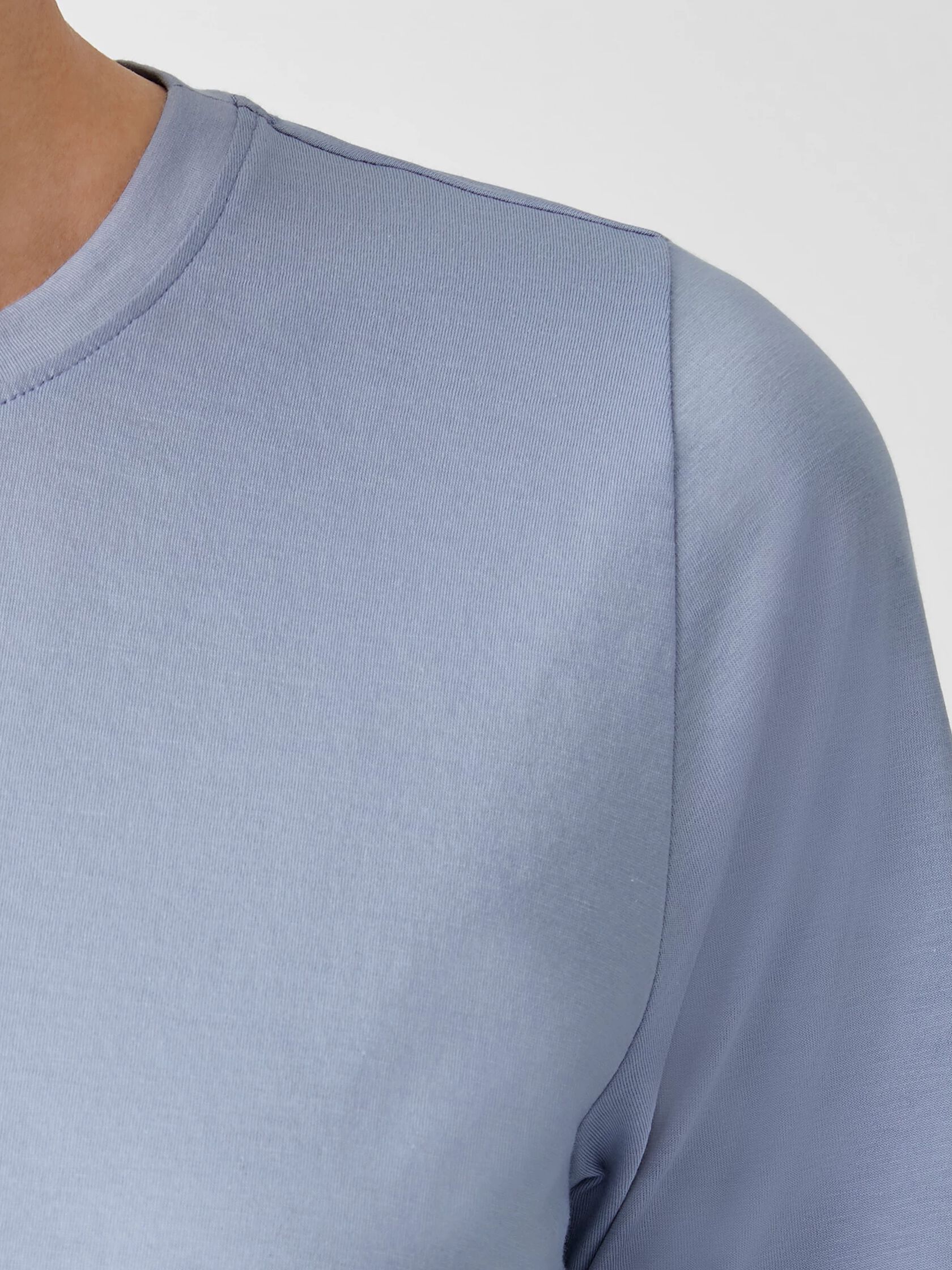 Organic Pima Cotton Jersey Round Neck Tee