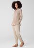 Crinkle Silk Habutai Classic Collar Shirt