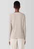 Mélange Organic Cotton Waffle Henley Sleep Top