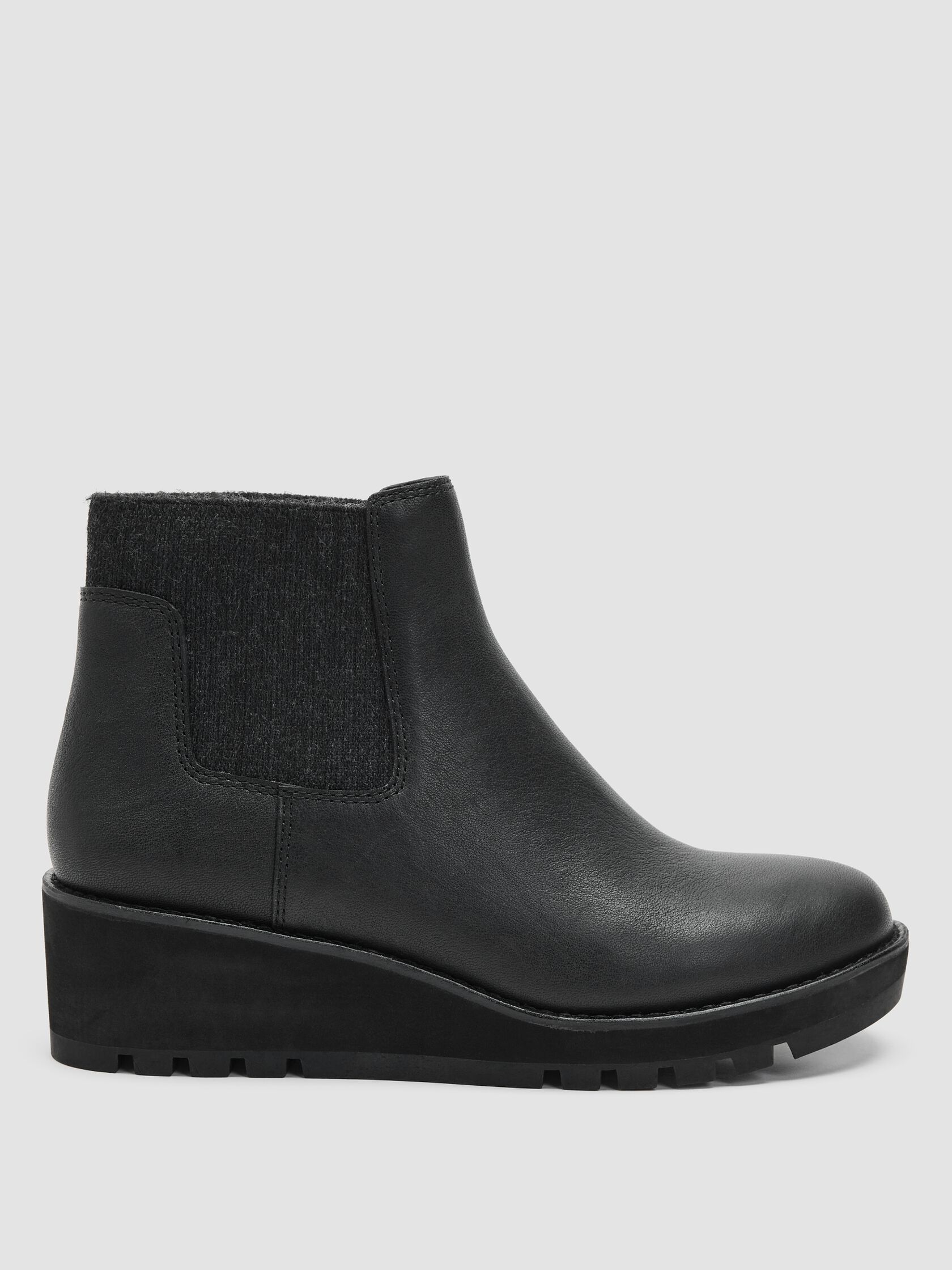 Chelsea Wedge Washed Leather Bootie