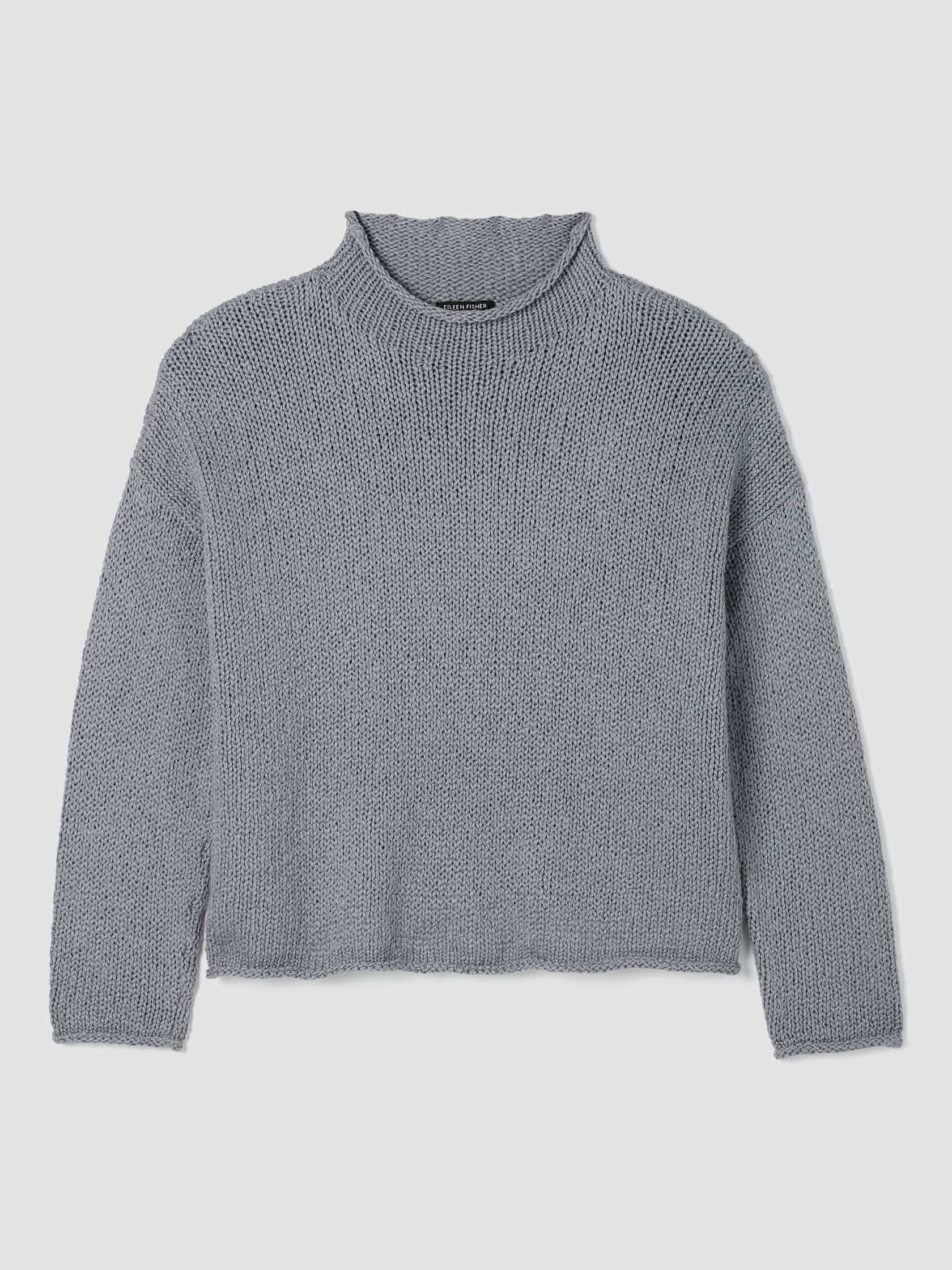 Peruvian Organic Cotton Crimp Funnel Neck Top