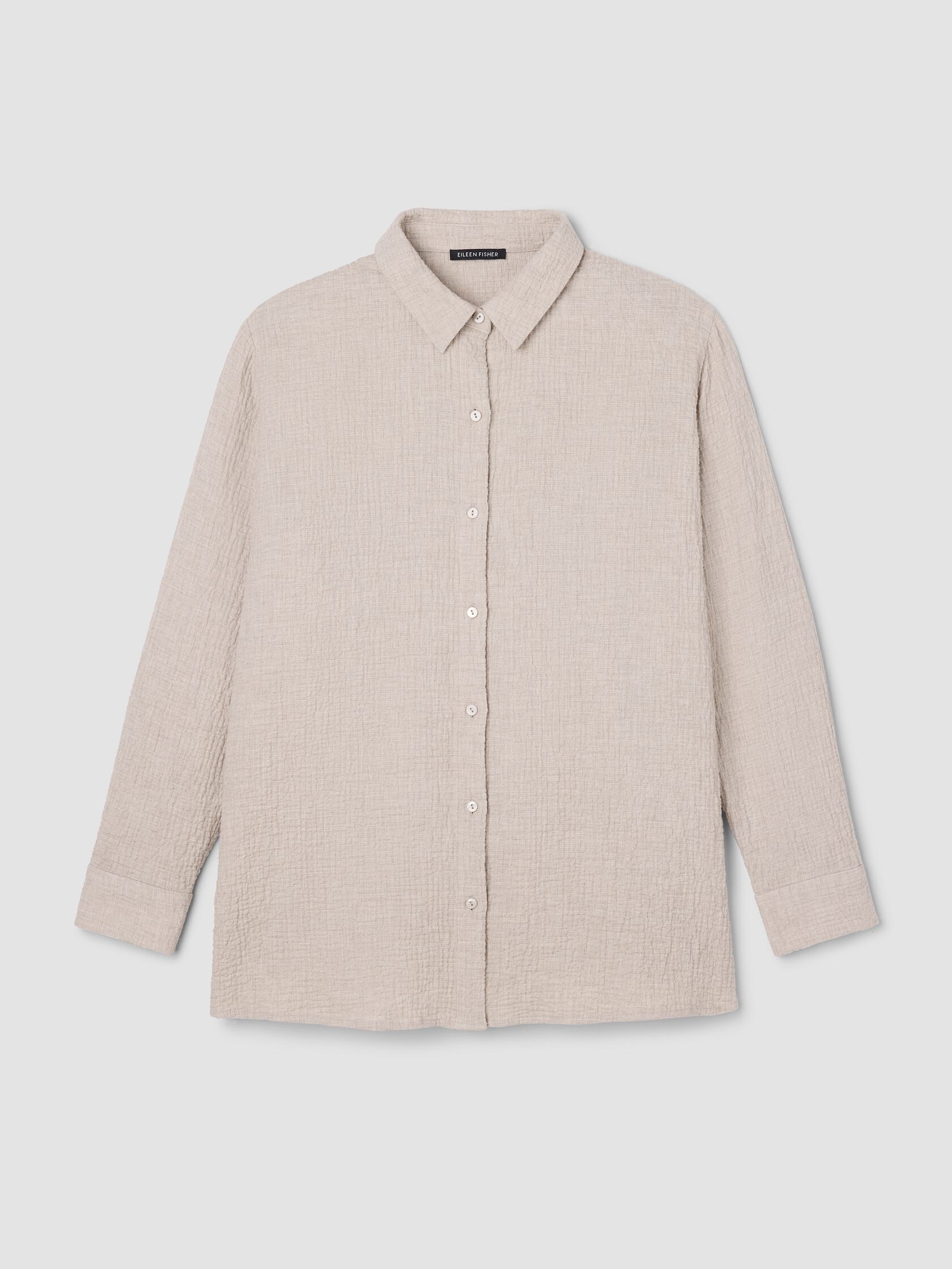 Organic Cotton Doubleweave Classic Collar Shirt
