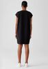 Pima Cotton Stretch Jersey V-Neck Dress