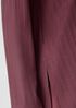 Washable Stretch Rib Crew Neck Top