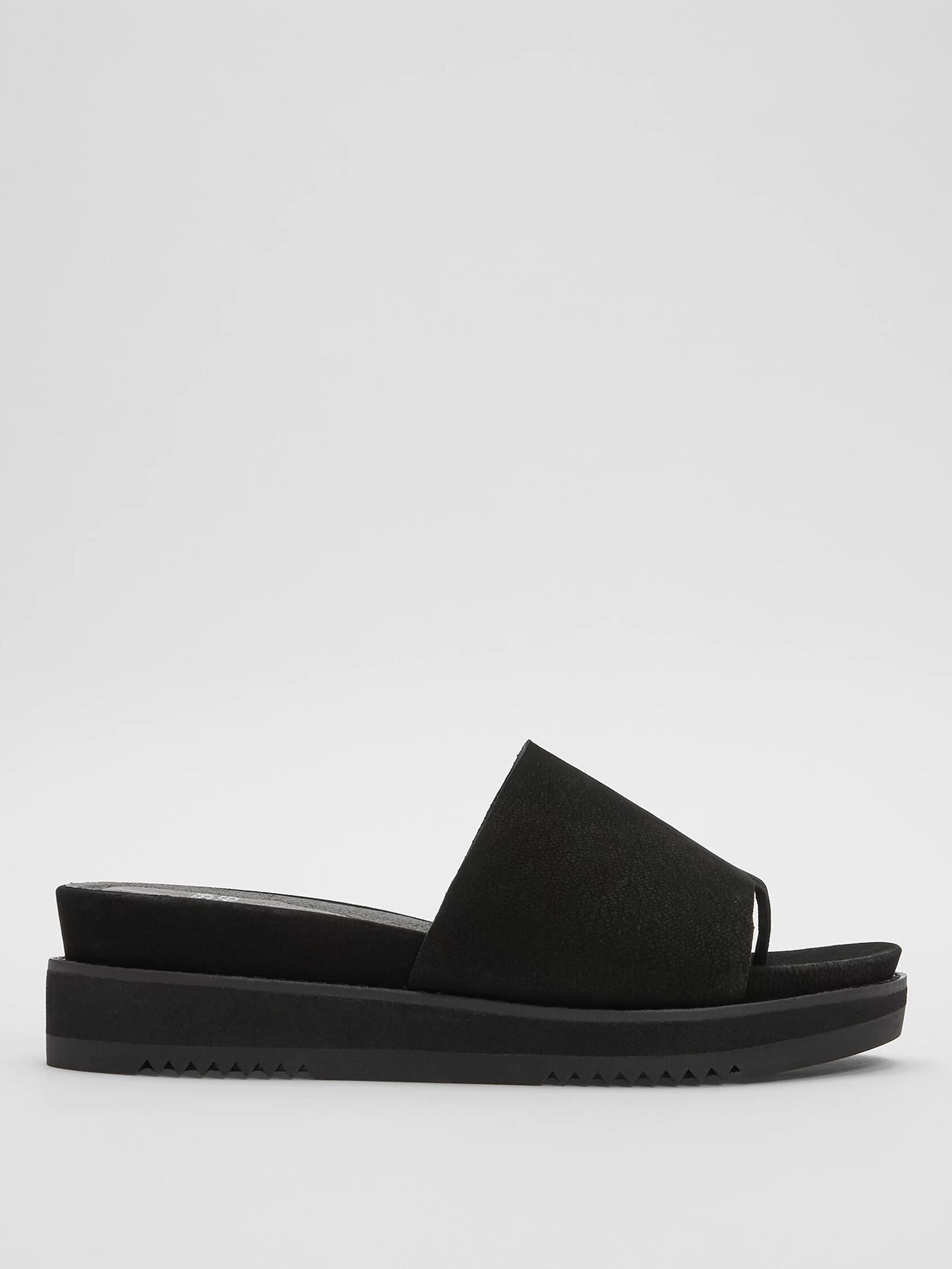 Touch Leather Flatform Sandal