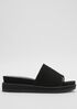 Touch Leather Flatform Sandal