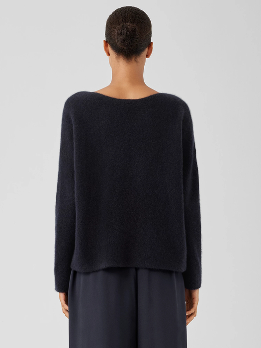 Cashmere Silk Bliss Boatneck Top