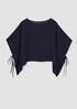 Sheer Silk Georgette Poncho