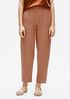 Washed Organic Linen Delave Lantern Pant