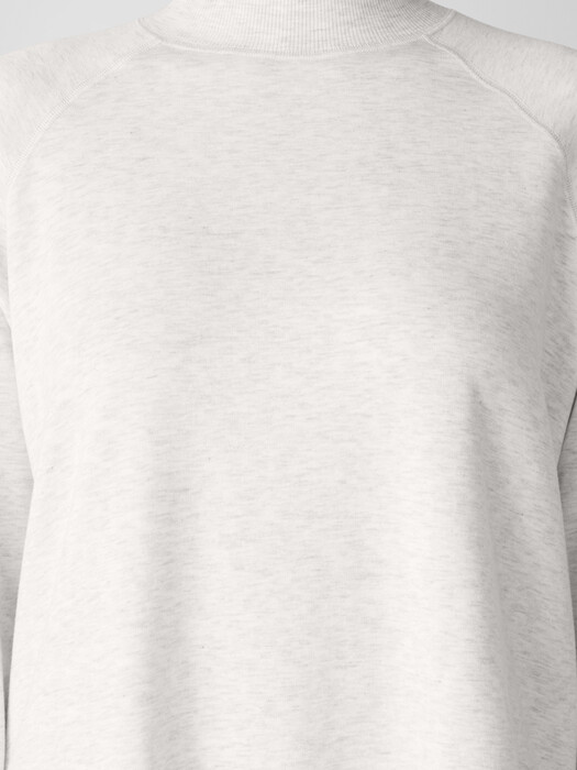 Cozy Brushed Terry Hug Mock Neck Top