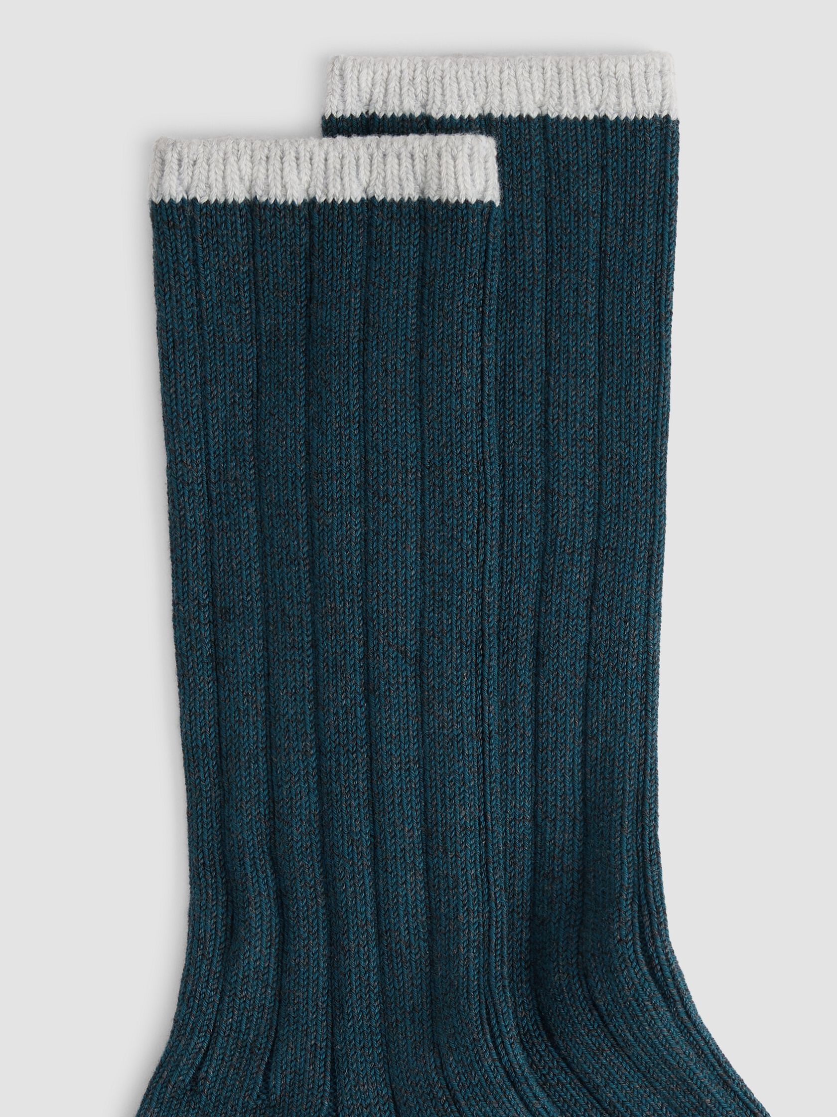 Cotton Marl Ribbed Sock