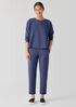 Pima Cotton Stretch Jersey Tapered Pant