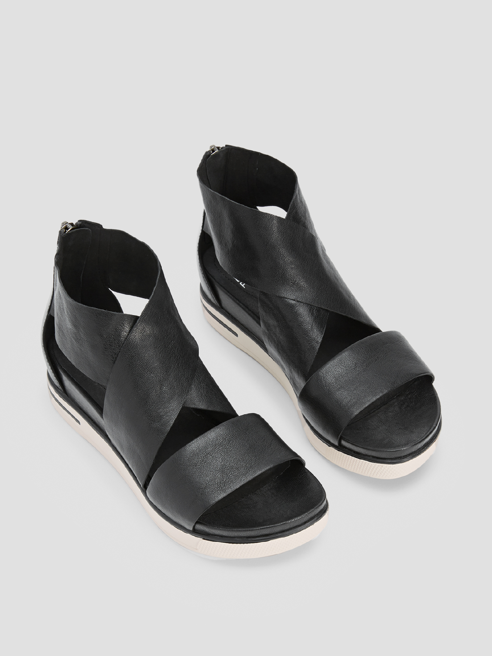 Sport Tumbled Leather Sneaker Sandal