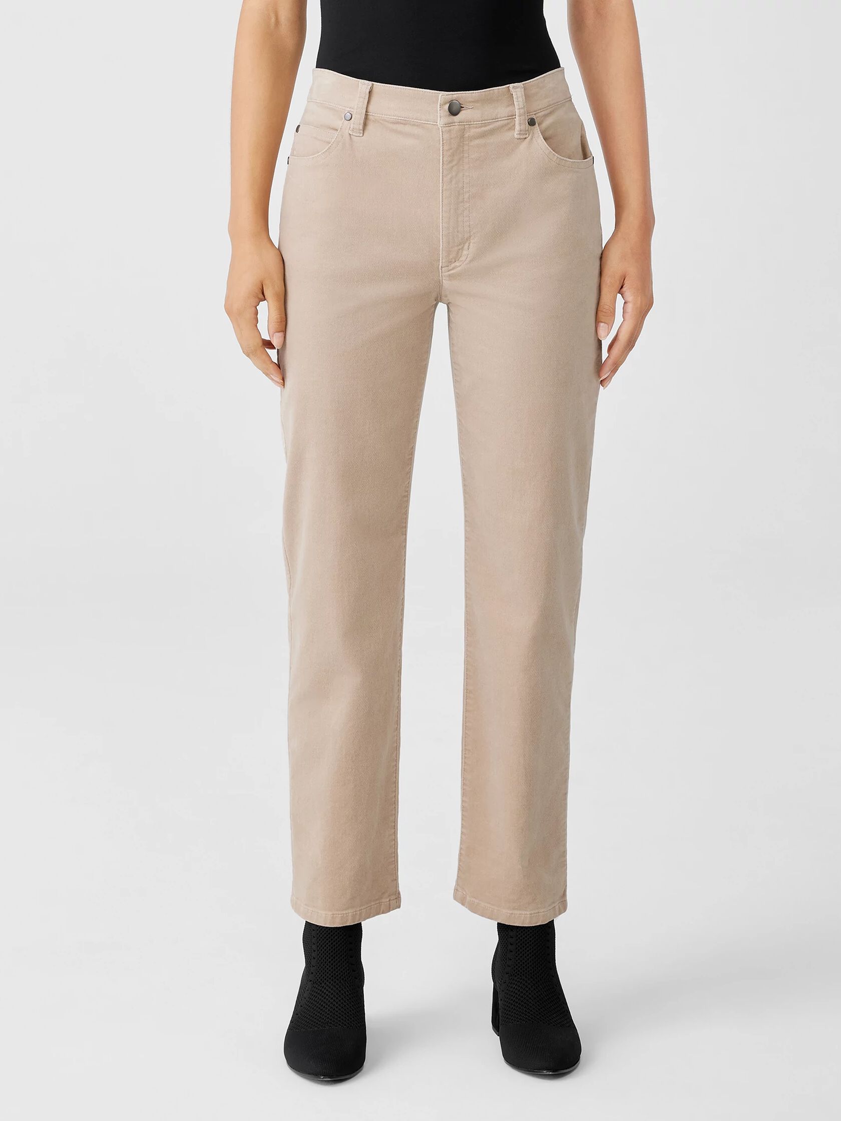 Organic Cotton Stretch Velveteen Pant