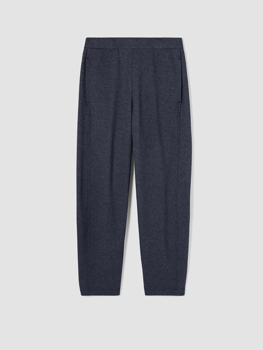 Organic Cotton Melange Crepe Lantern Pant