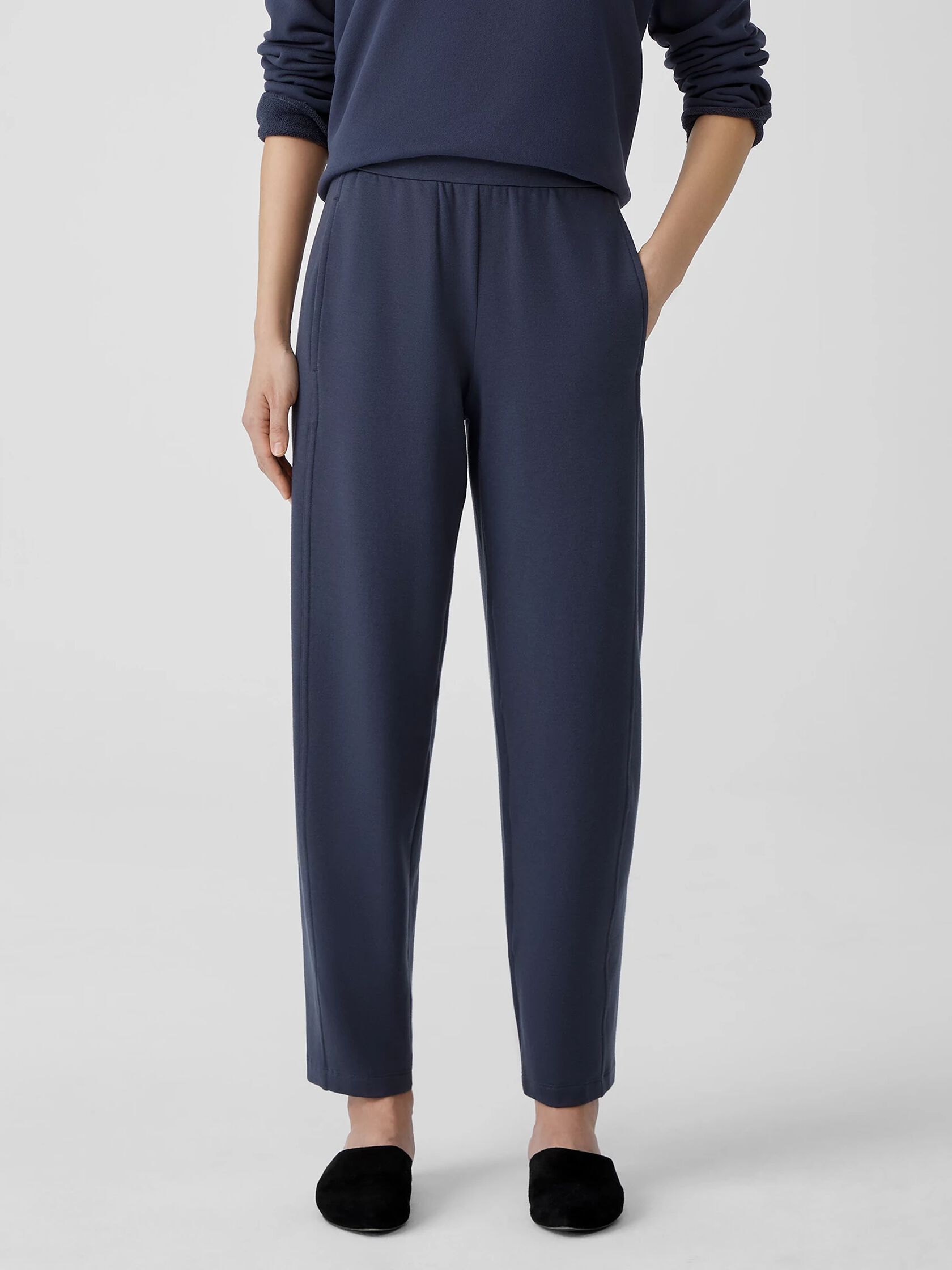 Cozy Brushed Terry Lantern Pant