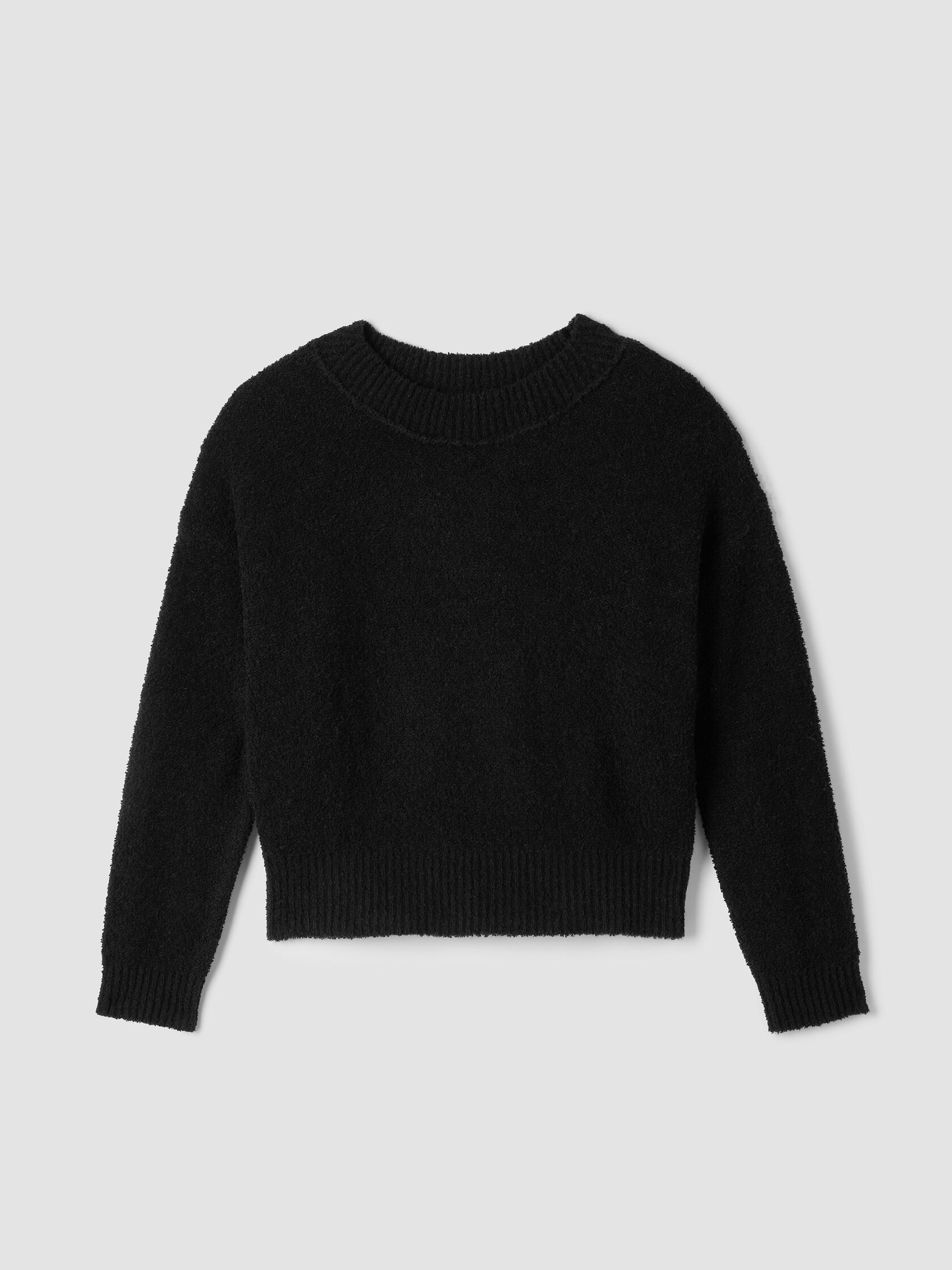 Cotton Fluff Crew Neck Top