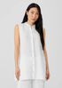 Organic Handkerchief Linen Sleeveless Shirt