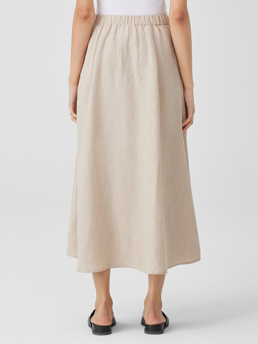 Organic Linen Pocket Skirt | EILEEN FISHER